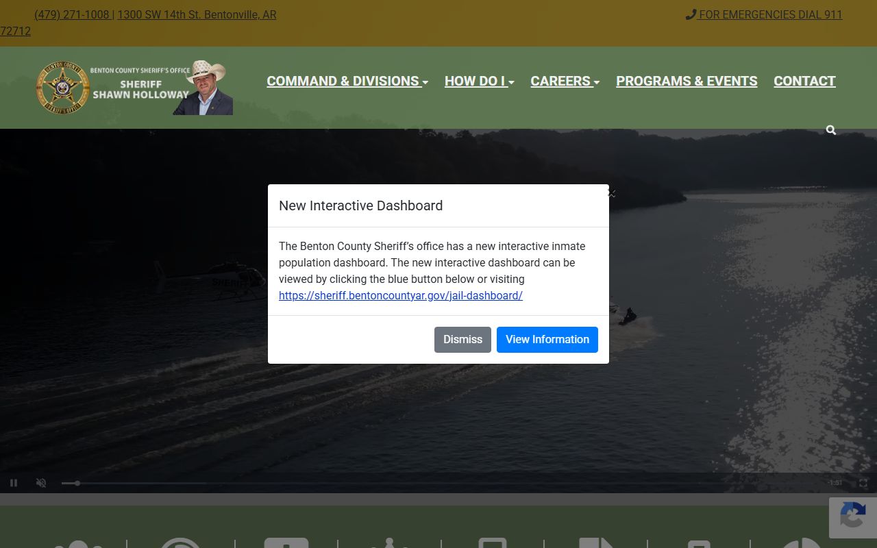 Benton County 24 hour booking sheriff office website